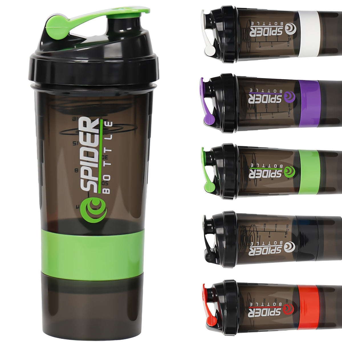 16oz Protein Shaker Bottle with Mixing Ball