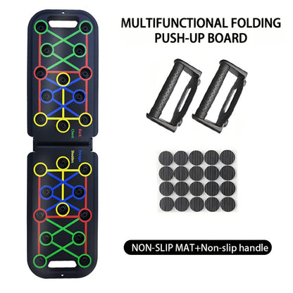 [Adjustable Push Up Board] Adjustable Push Up Board with Resistance Bands-Like System & Non-Slip Surface