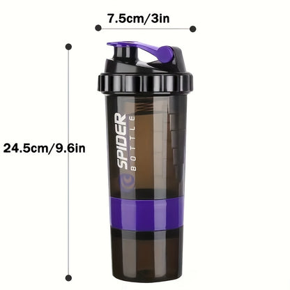 16oz Protein Shaker Bottle with Mixing Ball