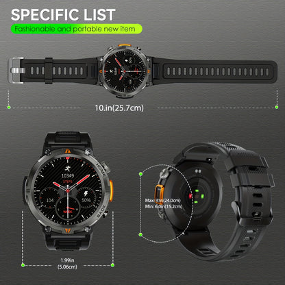JELLOO Men'S Outdoor Sports Smartwatch
