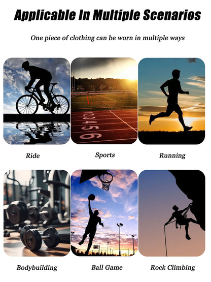 3pcs Wing Print Compression T-Shirts for Men - High Elasticity