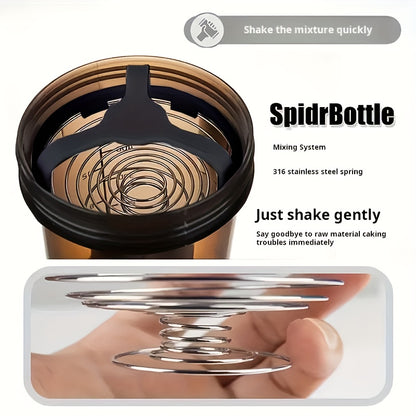 16oz Protein Shaker Bottle with Mixing Ball