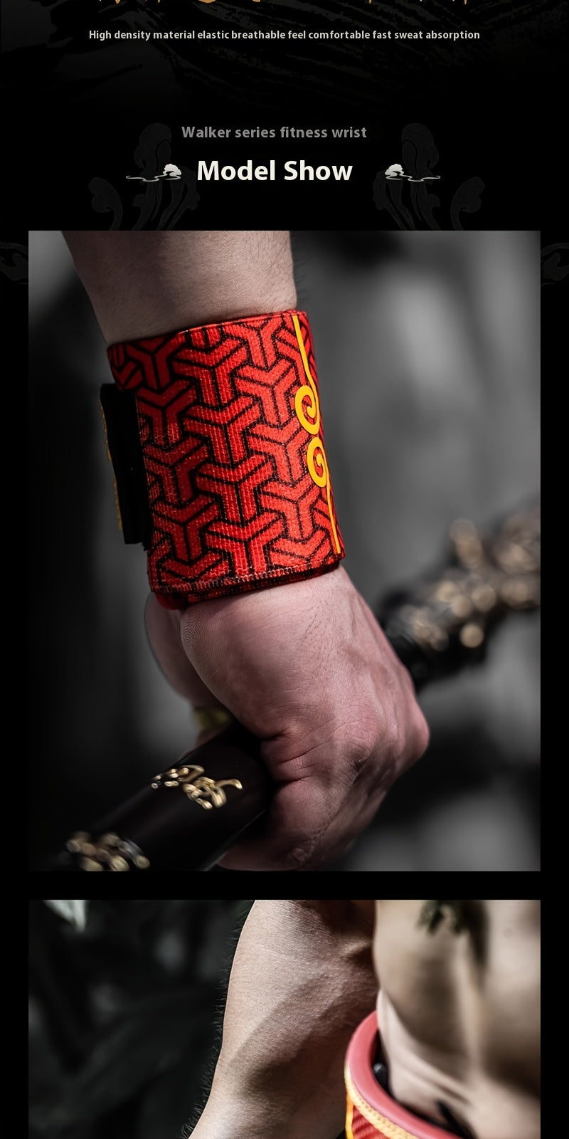 [Adjustable Wrist Support] Adjustable Wrist Support Brace, designed to provide pressure support for weightlifting and push ups