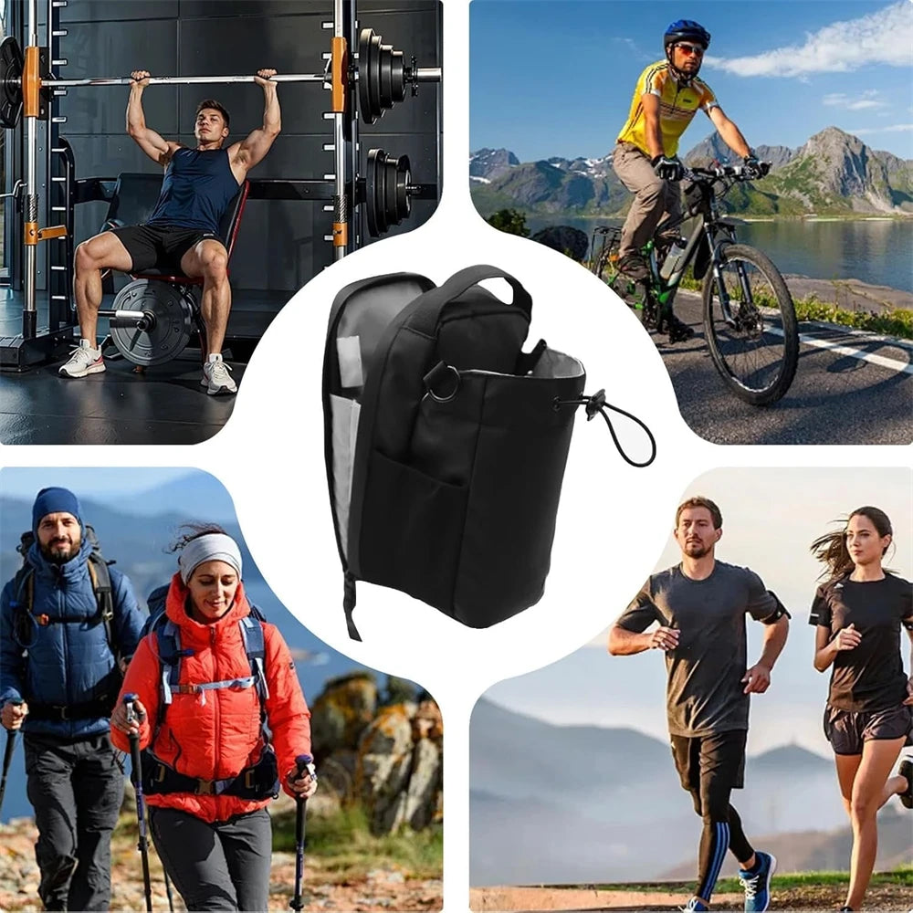 Magnetic Gym Bottle Sling Bag for Men and Women Gym Magnetic Water Bottle Bag Magnetic Water Bottle Pouch for Gym Travelling