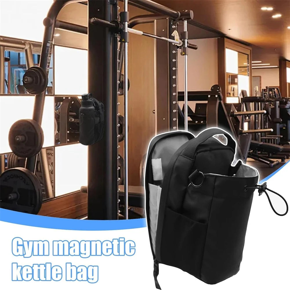 Magnetic Gym Bottle Sling Bag for Men and Women Gym Magnetic Water Bottle Bag Magnetic Water Bottle Pouch for Gym Travelling