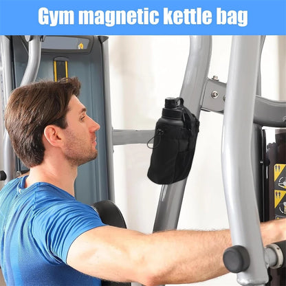 Magnetic Gym Bottle Sling Bag for Men and Women Gym Magnetic Water Bottle Bag Magnetic Water Bottle Pouch for Gym Travelling