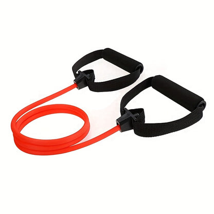 1pc Premium TPE Resistance Band - U-Shaped, Elastic Fitness Rope with Comfort Handles
